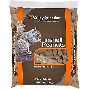 Valley Splendor Inshell Peanuts Seeds Wild Bird Food, 3-lb bag