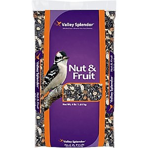 Valley Splendor Nut & Fruit Seeds Wild Bird Food, 4-lb bag