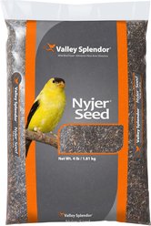 Valley Splendor Nyjer Thistle Seeds Wild Bird Food, 4-lb bag