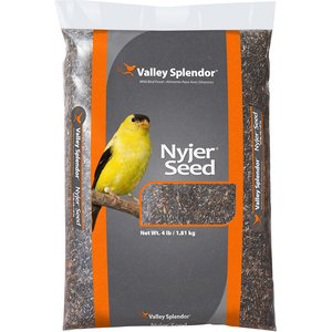 Valley Splendor Nyjer Thistle Seeds Wild Bird Food, 4-lb bag