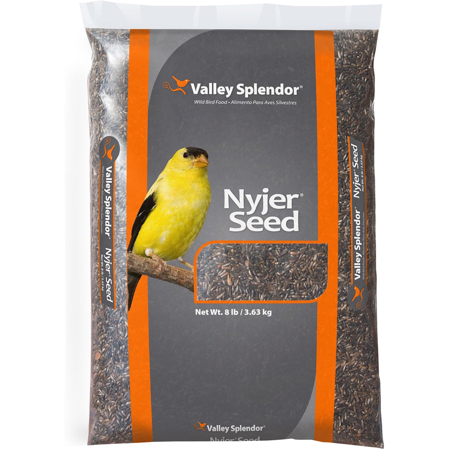 Valley Splendor Nyjer Thistle Seeds Wild Bird Food, 8-lb bag