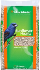 Valley Splendor Sunflower Hearts Seed Wild Bird Food, 7.5-lb bag