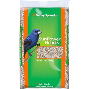 Valley Splendor Sunflower Hearts Seed Wild Bird Food, 7.5-lb bag