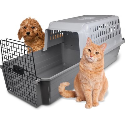 Van Ness Van Ness Calm Carrier E-Z Load Sliding Drawer Cat Kennel, Gray