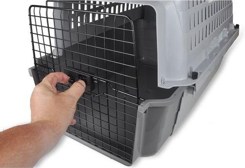 Show full view: Van Ness Calm Carrier E-Z Load Sliding Drawer Cat Kennel, Gray slide 4 of 12