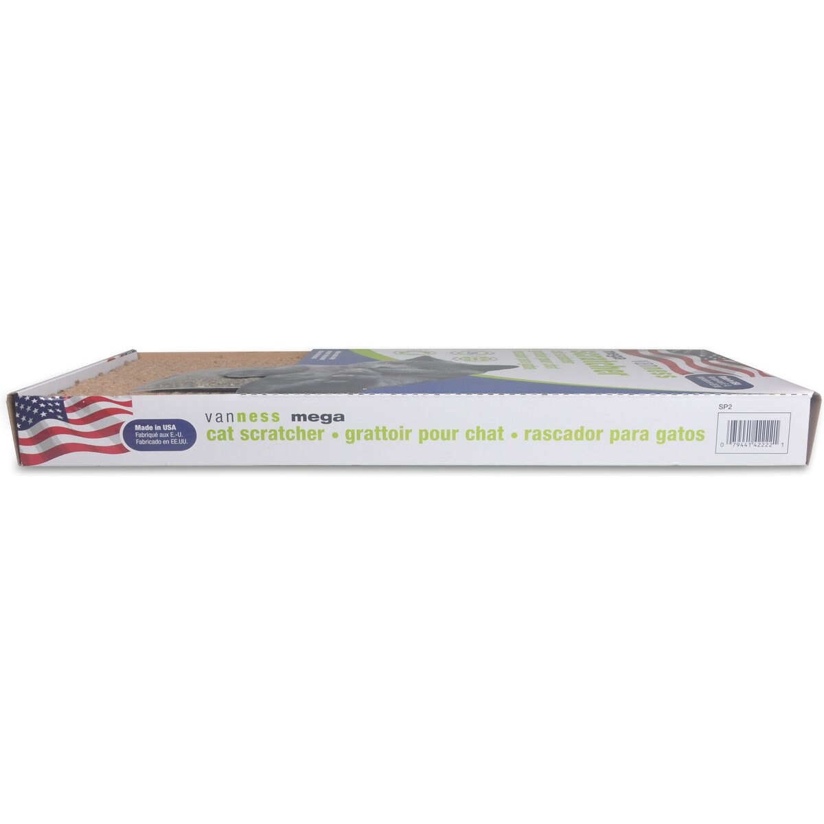 Van Ness Cat Scratcher Pad Toy with Catnip, Double