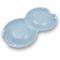 Show in main carousel: Van Ness Ecoware Double Dish with Non-Skid Silicone, Glacier Blue, Small slide 5 of 5