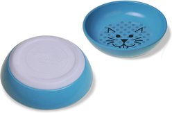 Van Ness Ecoware Non-Skid Cat Dish, Blue, 8-oz slide 2 of 9
