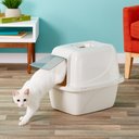Van Ness Enclosed Cat Litter Pan, Large White