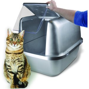Van Ness EZ Clean Enclosed Cat Litter Box, Gray, Jumbo