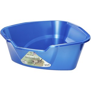 Van Ness High Side Corner Cat Litter Pan, Blue
