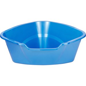 Van Ness High Side Corner Cat Litter Pan, Blue