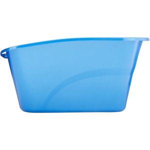 Van Ness High Side Corner Cat Litter Pan, Blue