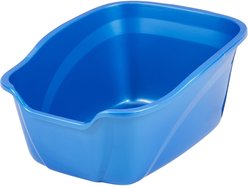 Van Ness High Sides Cat Litter Box, Blue, Large slide 2 of 6