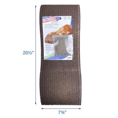 Show full view: Van Ness Scratch 'N Relax Cat Scratcher Toy with Catnip slide 3 of 9