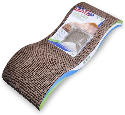 Show full view: Van Ness Scratch 'N Relax Cat Scratcher Toy with Catnip slide 7 of 9