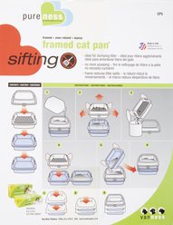 Van Ness Sifting Cat Litter Pan with Frame slide 2 of 8