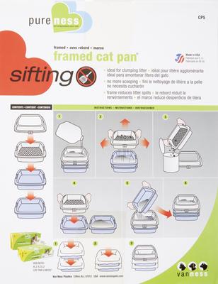 Show full view: Van Ness Sifting Cat Litter Pan with Frame slide 7 of 11