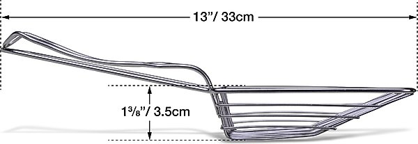 Show full view: Van Ness Stainless Steel Cat Litter Scoop slide 3 of 5