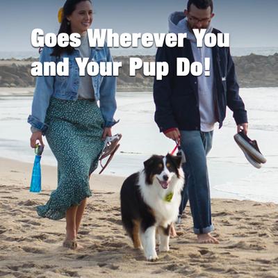 Show full view: Vapur Owner Water Bottle & EZ Lick Portable Dog Water Bottle, 2 count, Whiteout/Admiral Blue slide 7 of 9