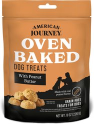 Variety Pack - American Journey Peanut Butter Recipe Crunchy Biscuit Dog Treats, 8-oz bag, Apple & Cinnamon, and Sausage, Egg & Cheese Flavors slide 2 of 9