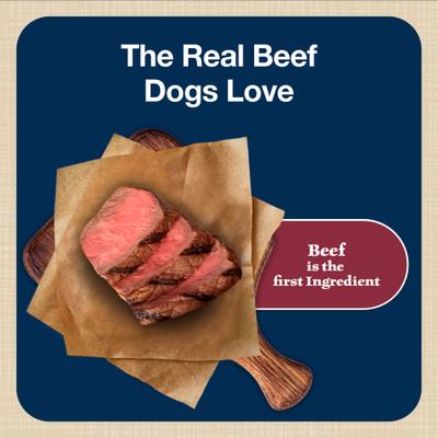 Show full view: Variety Pack - Blue Buffalo Blue Bits Tender Beef Recipe Soft-Moist Training Dog Treats, 4-oz bag, Chicken & Salmon Flavors slide 7 of 10