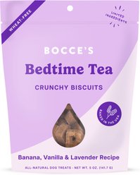 Variety Pack - Bocce's Bakery Bedtime Tea Banana, Vanilla & Lavender Dog Treats, Peanut Butter, Molasses & Vanilla Cake & Burgers & Fries Beef, Sweet Potatoes & Cheese Flavors slide 2 of 7