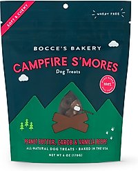 Variety Pack - Bocce's Bakery Campfire S'mores Peanut Butter, Carob & Vanilla Recipe Dog Treats, PB-Banana Chip & Berries & Cream Flavors slide 2 of 7
