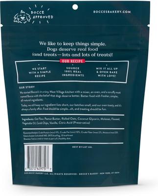 Show full view: Variety Pack - Bocce's Bakery Campfire S'mores Peanut Butter, Carob & Vanilla Recipe Dog Treats, PB-Banana Chip & Berries & Cream Flavors slide 3 of 8