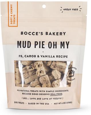 Show full view: Variety Pack - Bocce's Bakery Sunday Roast Chicken & Pumpkin Recipe Soft & Chewy Dog Treats, Duck & Blueberry & Mud Pie Flavors slide 6 of 7