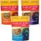 Show in main carousel: Variety Pack - Charlee Bear Natural Bear Crunch Grain-Free Bacon & Blueberry Dog Treats, Chicken, Pumpkin & Apple & Turkey, Sweet Potato & Cranberry Flavors slide 1 of 11