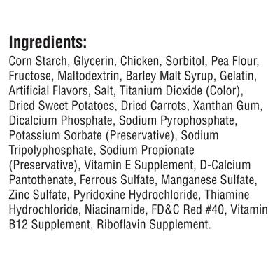 Show full view: Variety Pack - DreamBone DreamSticks Chicken Chews Dog Treats, Beef & Bacon & Cheese Flavors slide 3 of 9