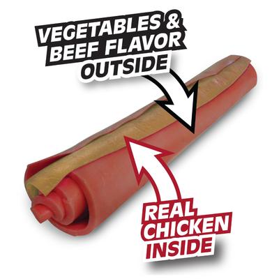 Show full view: Variety Pack - DreamBone DreamSticks Chicken Chews Dog Treats, Beef & Bacon & Cheese Flavors slide 7 of 9