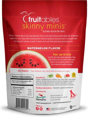 Show full view: Variety Pack - Fruitables Skinny Minis Pumpkin & Berry Flavor Dog Treats, Watermelon & Bison Flavors slide 6 of 10
