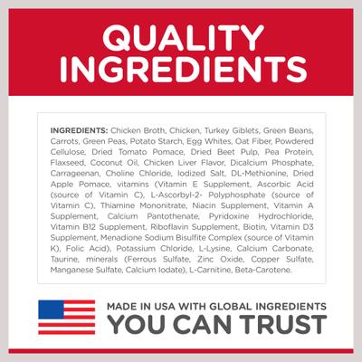 Show full view: Variety Pack - Hill's Science Diet Sensitive Stomach & Skin Grain-Free Salmon & Vegetable Entree Canned Dog Food, Chicken & Vegetables & Turkey & Rice Stew Flavors slide 7 of 9