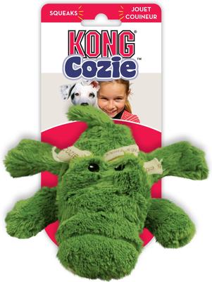 Show full view: Variety Pack - KONG Cozie Marvin the Moose Plush Dog Toy, Ali the Alligator & Rosie the Rhino slide 5 of 10