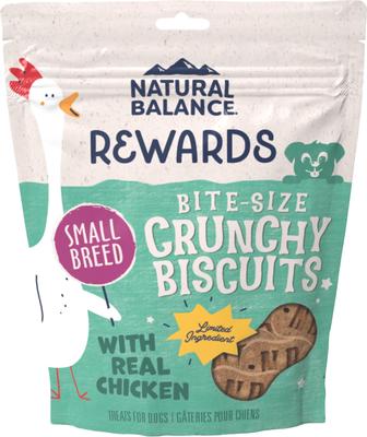 Show full view: Variety Pack - Natural Balance Rewards Crunchy Biscuits with Real Chicken Dog Treats, Duck & Venison Flavors slide 3 of 10
