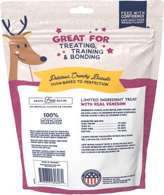 Show full view: Variety Pack - Natural Balance Rewards Crunchy Biscuits with Real Chicken Dog Treats, Duck & Venison Flavors slide 10 of 10