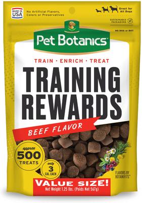 Show full view: Variety Pack - Pet Botanics Training Reward Bacon Flavor Dog Treats, 20-oz bag, Beef & Chicken Flavors slide 5 of 10