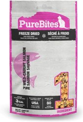Variety Pack - PureBites Salmon Freeze-Dried Raw Cat Treats, Shrimp, Beef Liver & Ocean Whitefish Flavors slide 2 of 9