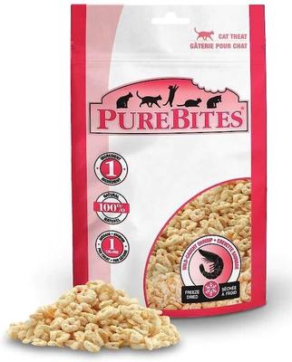 Show full view: Variety Pack - PureBites Salmon Freeze-Dried Raw Cat Treats, Shrimp, Beef Liver & Ocean Whitefish Flavors slide 4 of 10