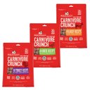Variety Pack - Stella & Chewy's Carnivore Crunch Grass-Fed Beef Recipe Freeze-Dried Raw Dog Treats, Duck & Turkey Flavors