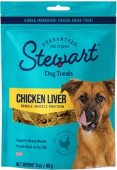 Variety Pack - Stewart Chicken Breast Freeze-Dried Dog Treats, Chicken Liver & Healthy Gut Chicken & Vegetables Flavors slide 2 of 9