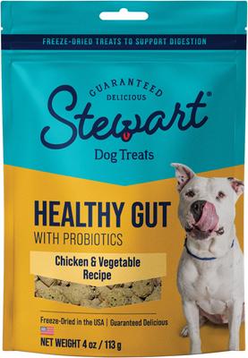 Show full view: Variety Pack - Stewart Chicken Breast Freeze-Dried Dog Treats, Chicken Liver & Healthy Gut Chicken & Vegetables Flavors slide 2 of 10