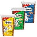 Variety Pack - Temptations Classic Tasty Chicken Flavor Soft & Crunchy Cat Treats, 30-oz tub, Seafood Medley & Savory Salmon Flavors