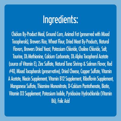 Show full view: Variety Pack - Temptations MixUps Surfers' Delight Flavor Soft & Crunchy Cat Treats, 16-oz tub, Catnip & Salmon Flavors slide 4 of 10