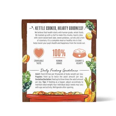 Show full view: Variety Pack - The Honest Kitchen One Pot Stews Slow Cooked Chicken Stew Wet Dog Food, 10.5-oz, case of 6, Roasted Beef & Turkey Stew with Quinoa, Carrots & Broccoli Flavors slide 6 of 9