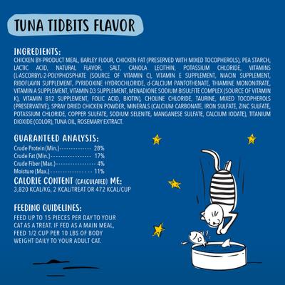 Show full view: Variety Pack - Tiny Tiger Catnip Craze Flavor Filled Crunchy Cat Treats, 3-oz bag, Chicken & Tuna Flavors slide 6 of 7