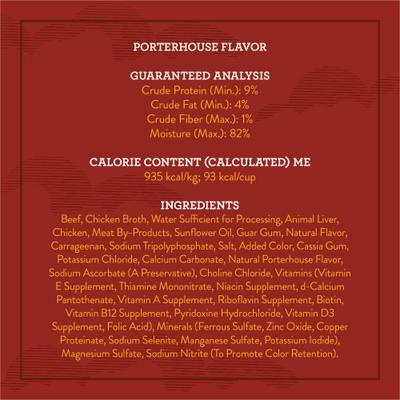 Show full view: Variety Pack – True Acre Foods Tender Loaf in Gravy Wet Dog Food Cups, Beef Recipe, Filet Mignon & Porterhouse Flavors, 3.5-oz, 36 count slide 7 of 9