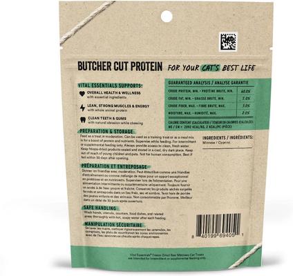 Show full view: Variety Pack - Vital Essentials Ahi Tuna Bites Freeze-Dried Raw Cat Treats, Minnows & Salmon Bites  slide 6 of 10